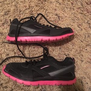 Athletic running shoes